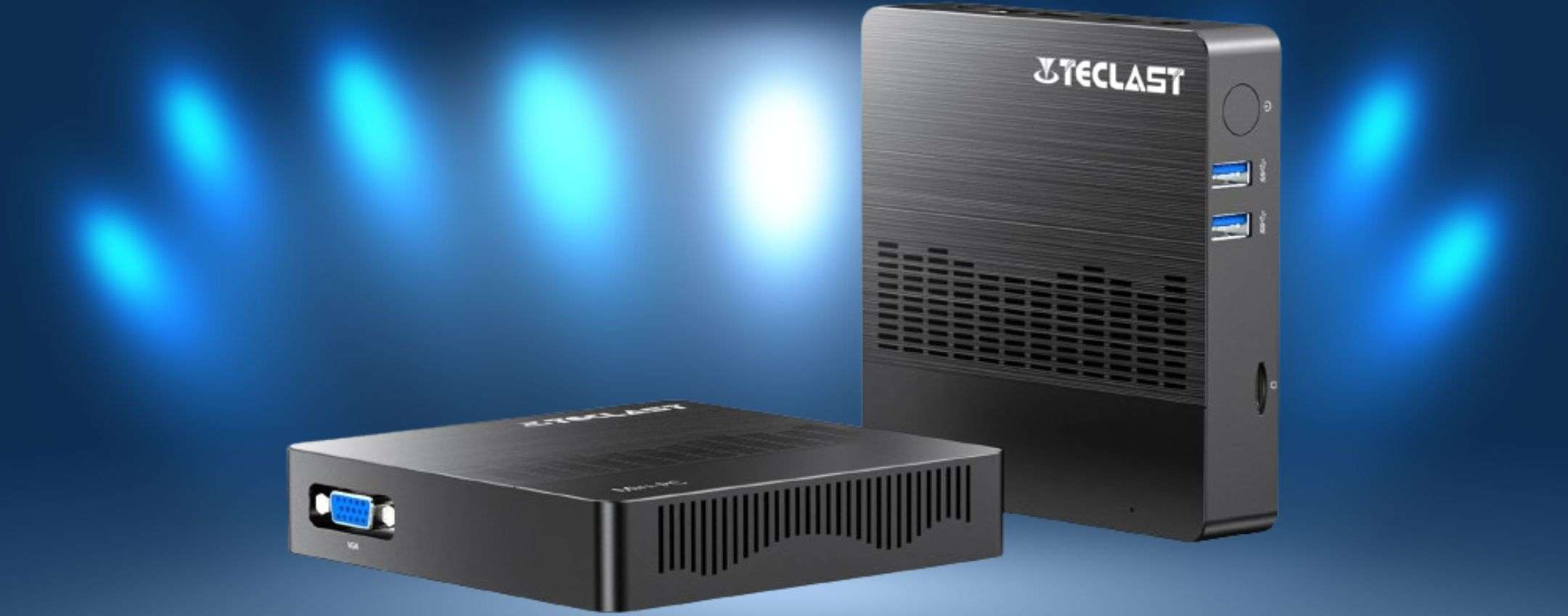 PC compatto a 89€, è una FOLLIA: SSD 128GB, RAM 6GB e Windows 11 Pro