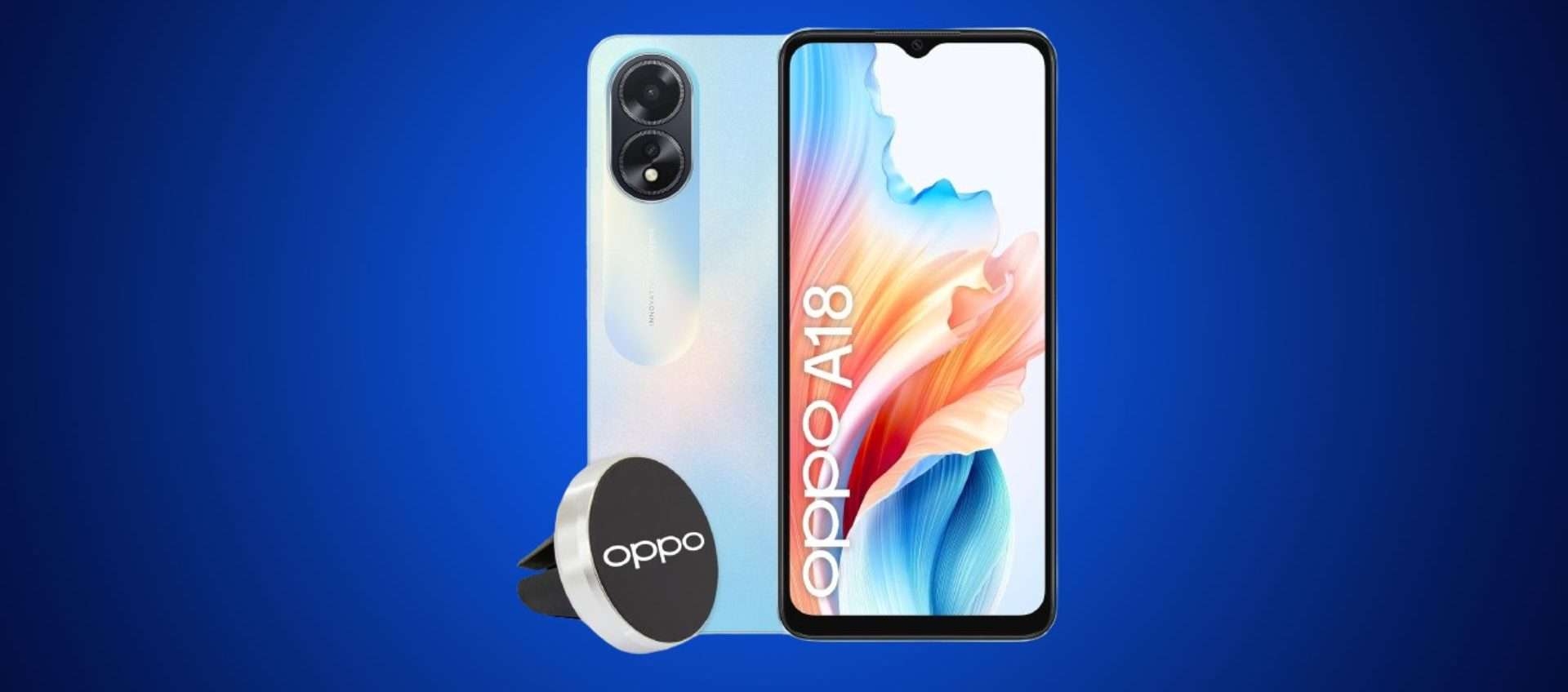 OPPO A18 in offerta: con lo sconto del 31% lo paghi solo 109€