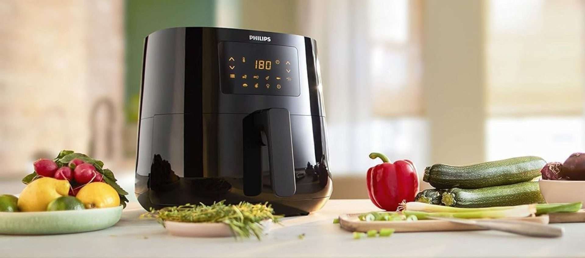 Philips Airfryer XL Essential in offerta: il prezzo crolla sotto i 100€ (-47%) Philips Airfryer XL Essential in offerta: il prezzo crolla sotto i 100€ (-47%)