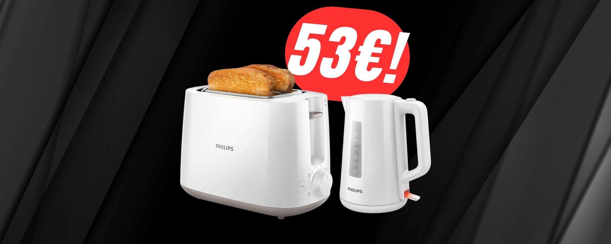 TOSTAPANE+BOLLITORE Philips a 53€: la combo da sogno per la tua cucina! TOSTAPANE+BOLLITORE Philips a 53€: la combo da sogno per la tua cucina!