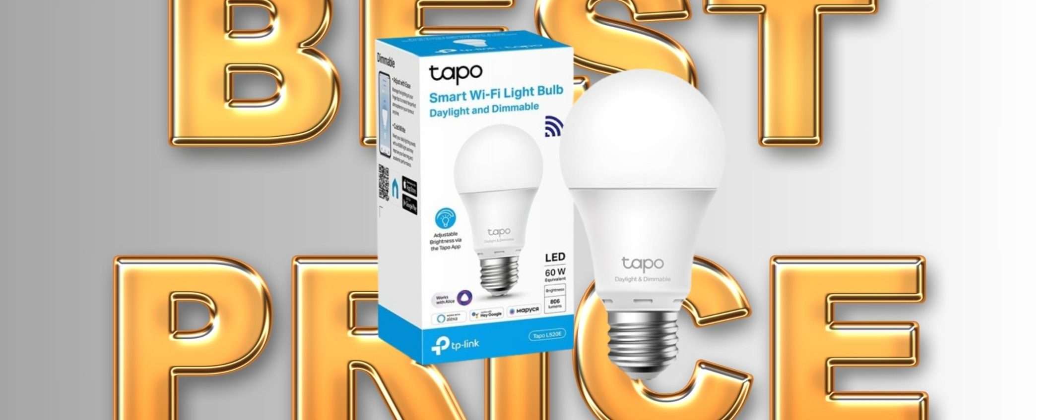 Lampadina Smart TP-Link a soli 8€? AFFARONE imperdibile di Amazon! Lampadina Smart TP-Link a soli 8€? AFFARONE imperdibile di Amazon!