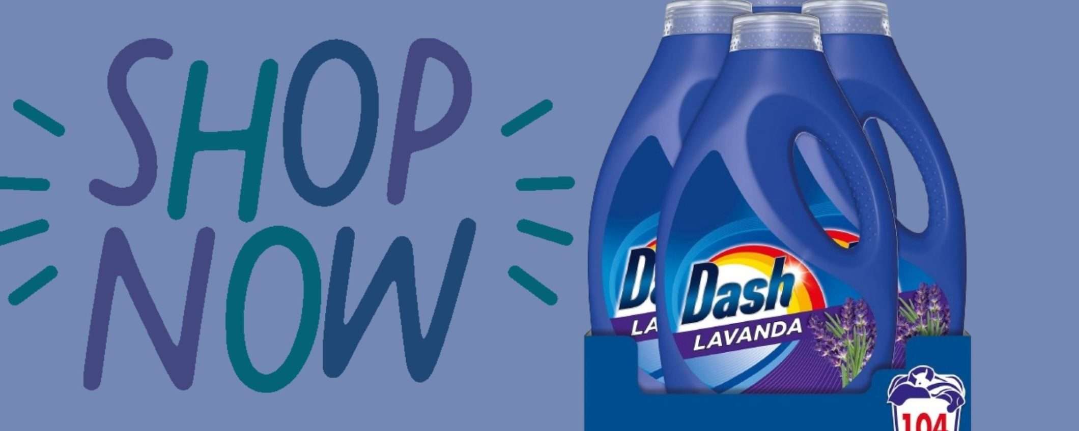 Dash Lavatrice alla Lavanda: 104 lavaggi a soli 25€ grazie all'offerta incredibile di Amazon Dash Lavatrice alla Lavanda: 104 lavaggi a soli 25€ grazie all'offerta incredibile di Amazon