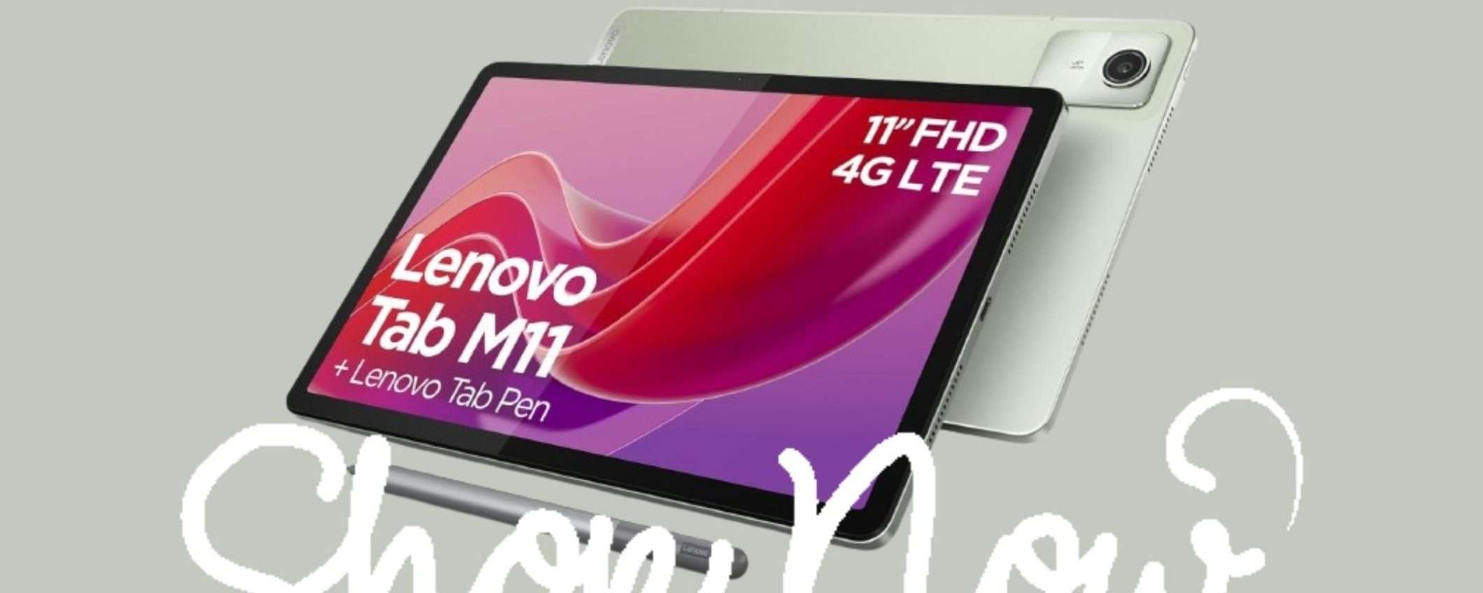 Tablet Lenovo Tab M11: il weekend inizia con una fantastica promozione! Tablet Lenovo Tab M11: il weekend inizia con una fantastica promozione!