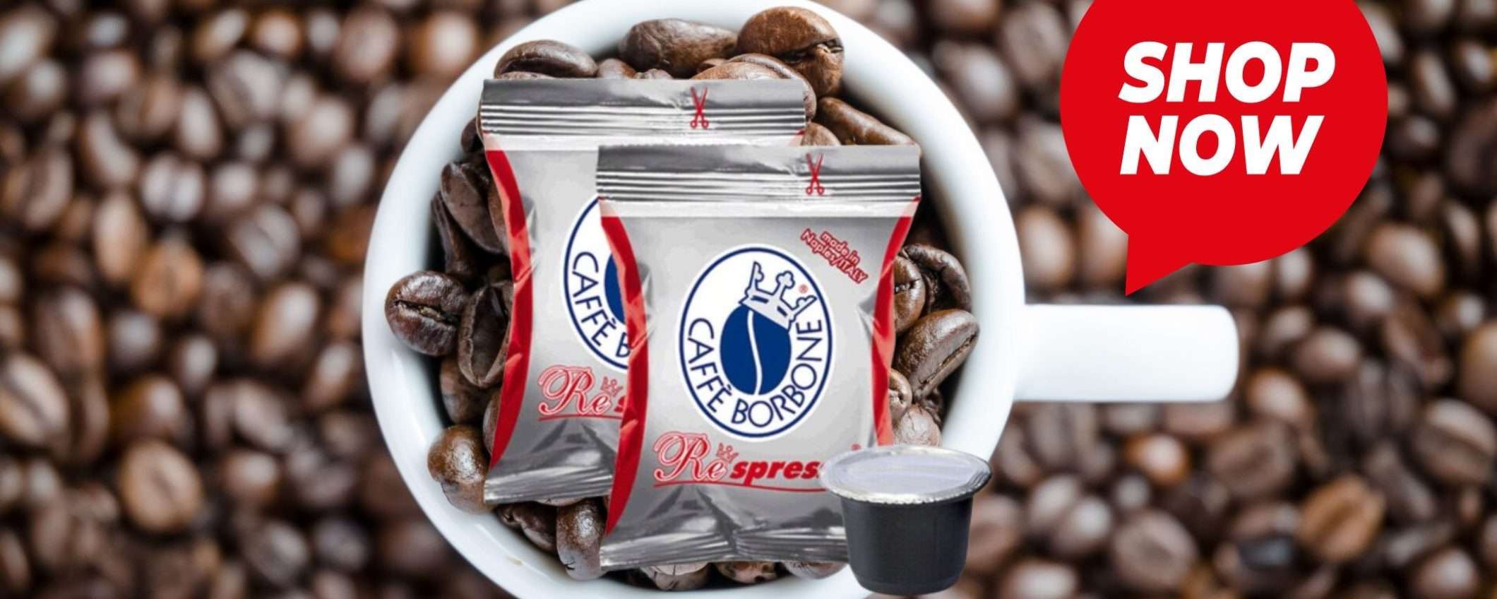 Caffè Borbone miscela Rossa: 400 capsule per Nespresso a un prezzo WOW Caffè Borbone miscela Rossa: 400 capsule per Nespresso a un prezzo WOW