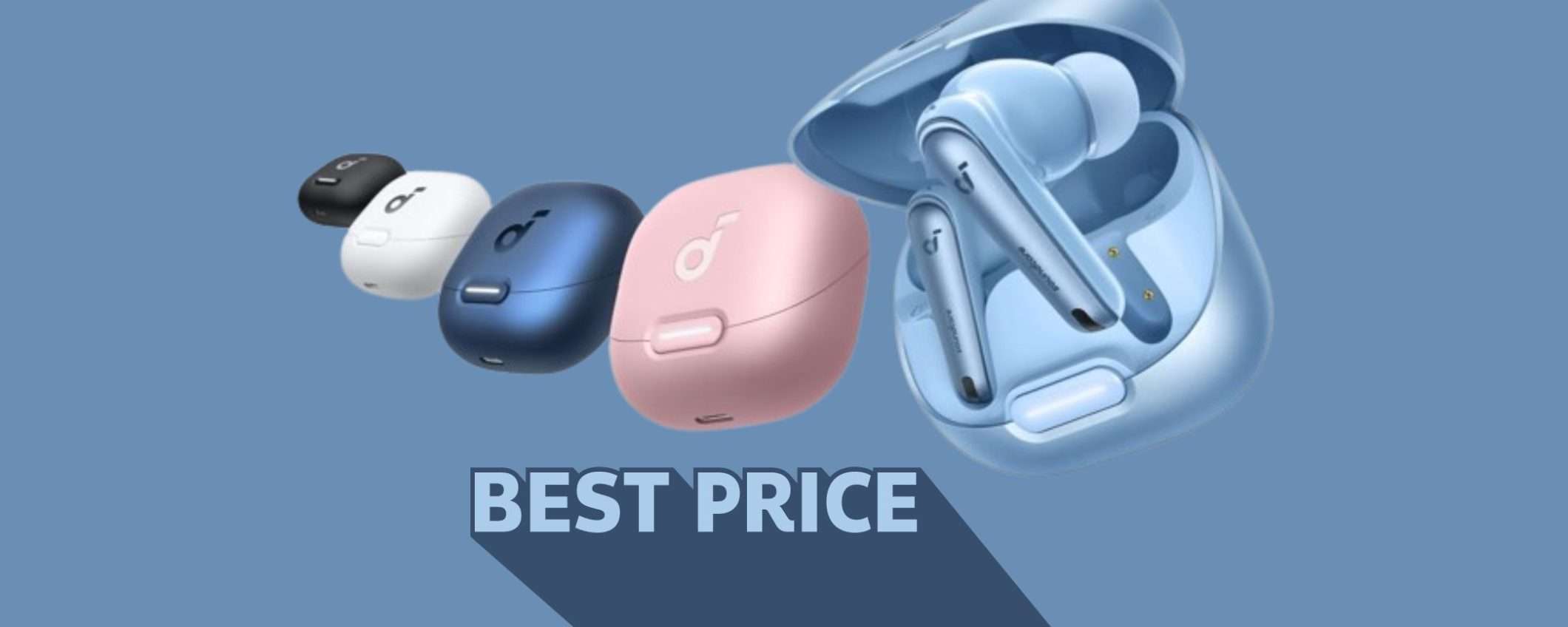 Auricolari Soundcore Liberty 4 NC scontati di 30€ su Amazon: 5 colorazioni disponibili! Auricolari Soundcore Liberty 4 NC scontati di 30€ su Amazon: 5 colorazioni disponibili!
