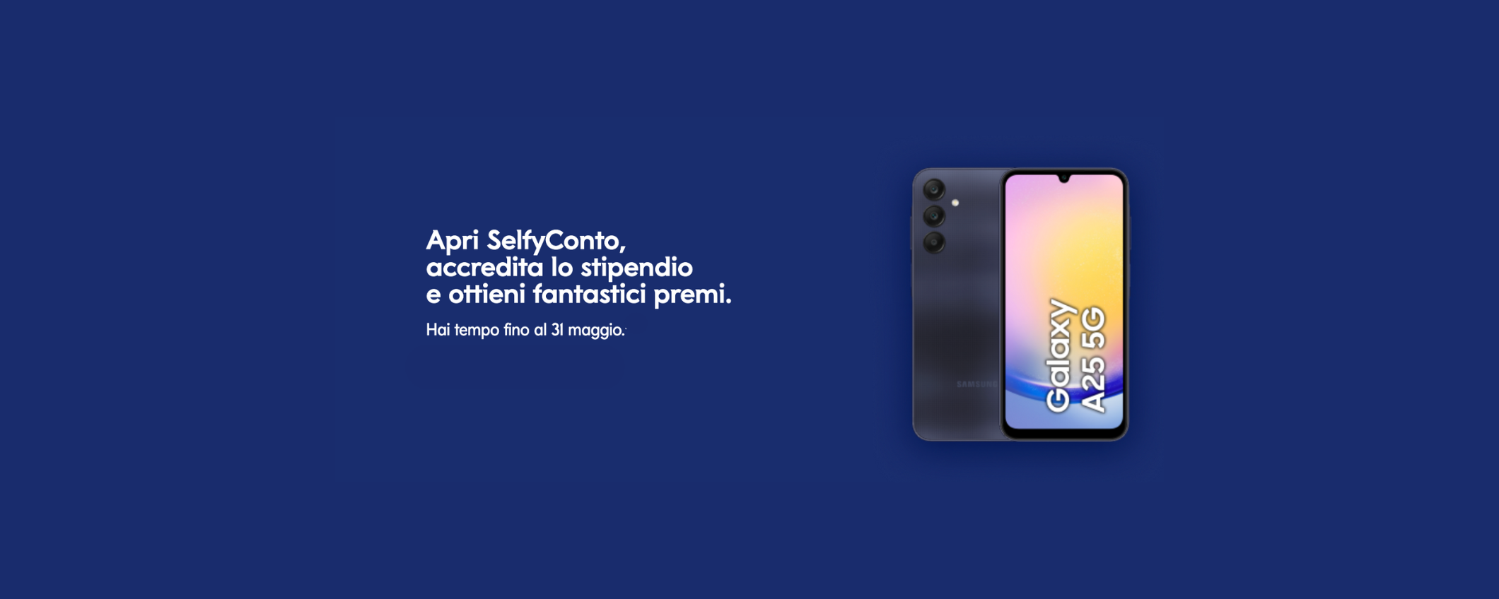 Promo fino al 31 maggio di SelfyConto: fantastici premi per i nuovi clienti Promo fino al 31 maggio di SelfyConto: fantastici premi per i nuovi clienti
