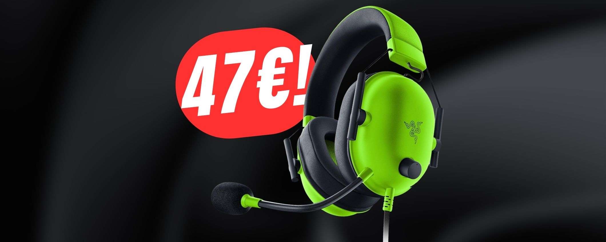 Le CUFFIE di Razer (compatibili con qualsiasi cosa) passano da 79€ a soli 47€! Le CUFFIE di Razer (compatibili con qualsiasi cosa) passano da 79€ a soli 47€!