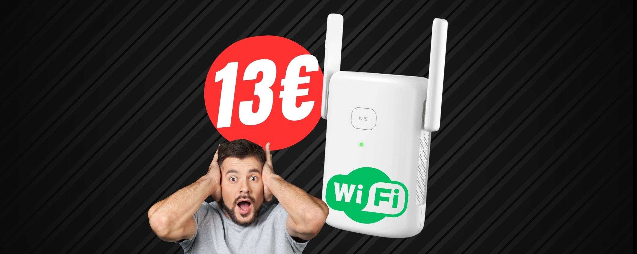 Addio alle disconnessioni WiFi con 13€?! PREZZONE Amazon per questo ripetitore! Addio alle disconnessioni WiFi con 13€?! PREZZONE Amazon per questo ripetitore!