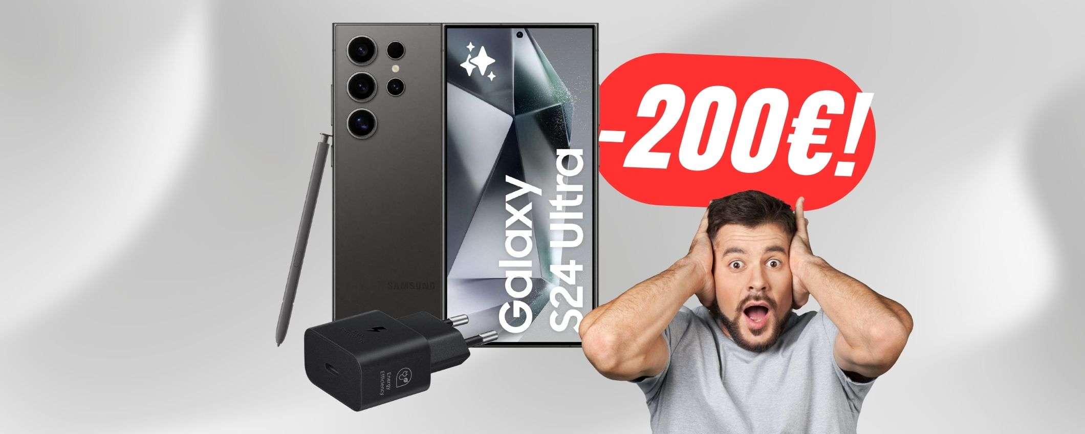COUPON da -200€ per il nuovissimo SAMSUNG Galaxy S24 Ultra!