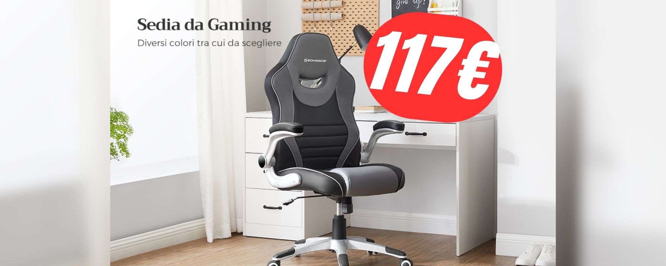 Questa SEDIA da GAMING è perfetta e costa 117€! Questa SEDIA da GAMING è perfetta e costa 117€!