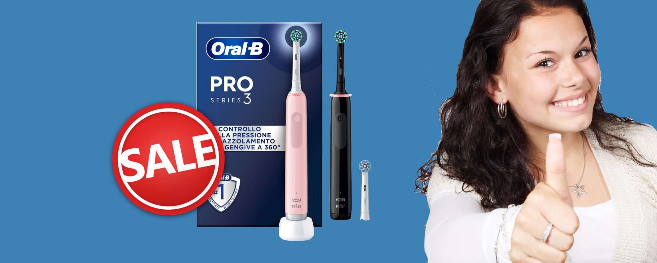 Oral-B Pro Series 3 spazzolino elettrico: sconto BOMBA su Amazon Oral-B Pro Series 3 spazzolino elettrico: sconto BOMBA su Amazon