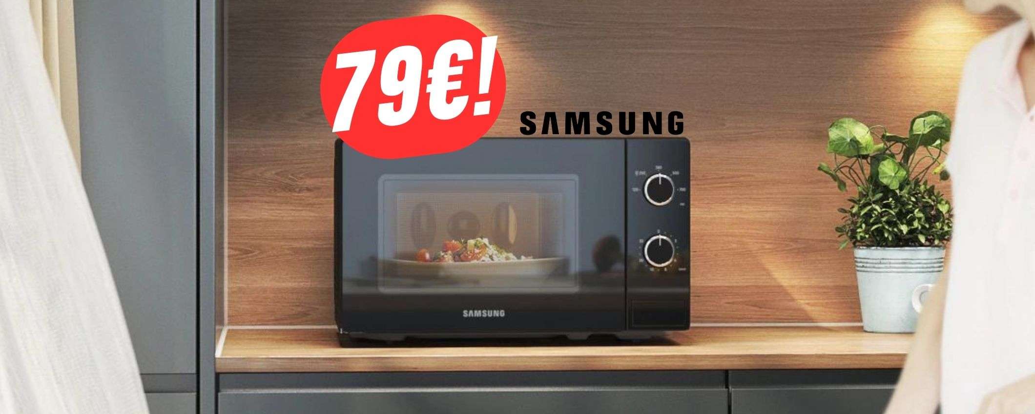 MINIMO STORICO per il forno a MICROONDE di Samsung a 79€! MINIMO STORICO per il forno a MICROONDE di Samsung a 79€!