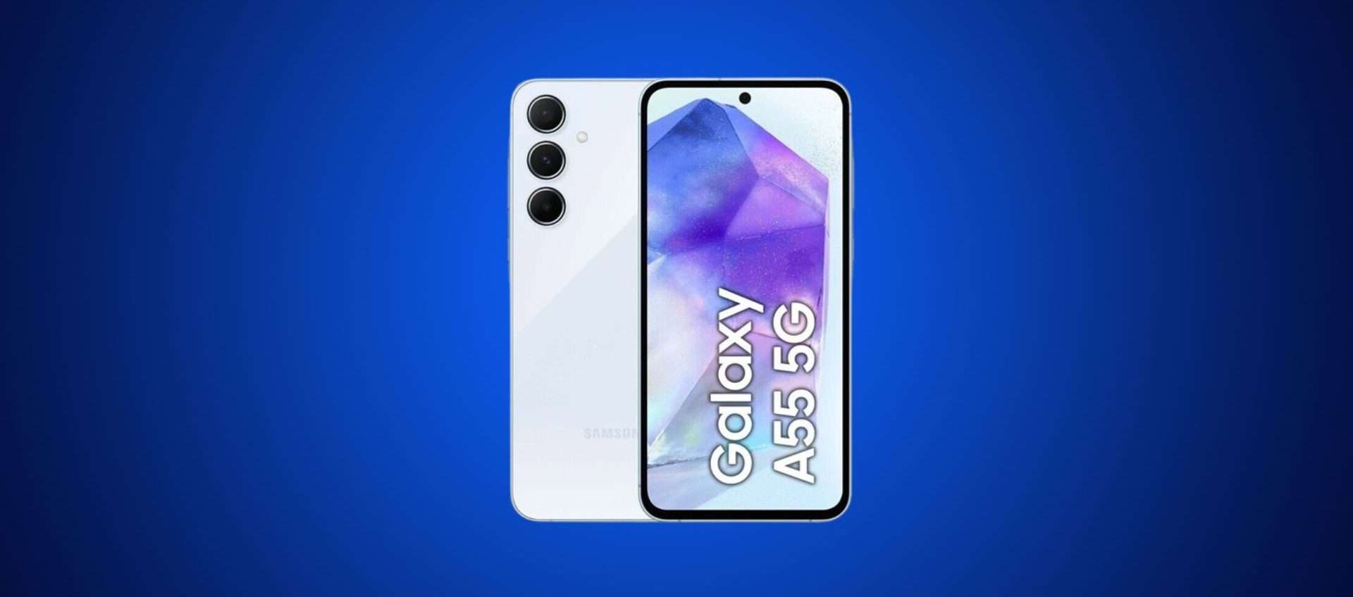 Samsung Galaxy A55 5G in offerta: con questo codice risparmi 139,90€ Samsung Galaxy A55 5G in offerta: con questo codice risparmi 139,90€