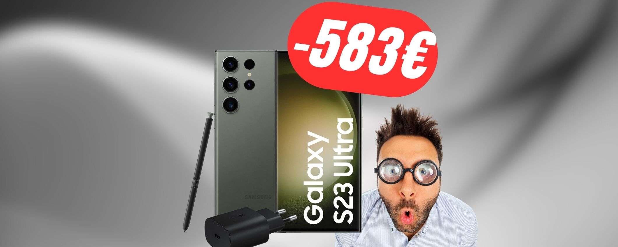 Risparmia -583€ sul Samsung Galaxy S23 Ultra (è il PREZZO più BASSO di sempre)! Risparmia -583€ sul Samsung Galaxy S23 Ultra (è il PREZZO più BASSO di sempre)!