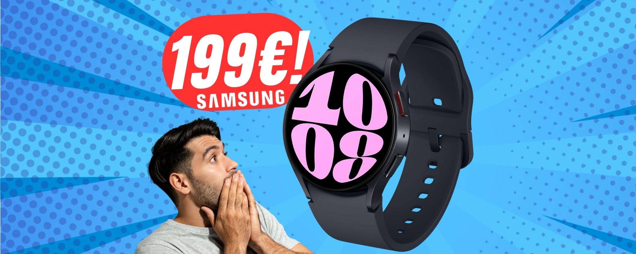 A 199€ non puoi avere smartwatch migliore di questo (ed è SAMSUNG)! A 199€ non puoi avere smartwatch migliore di questo (ed è SAMSUNG)!