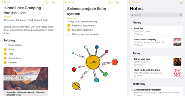 Come tenere tutto sotto controllo con l'app Note