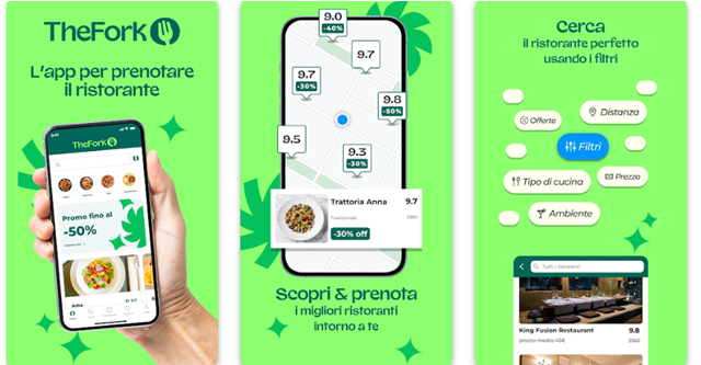 TheFork: una prenotazione conveniente a portata di smartphone