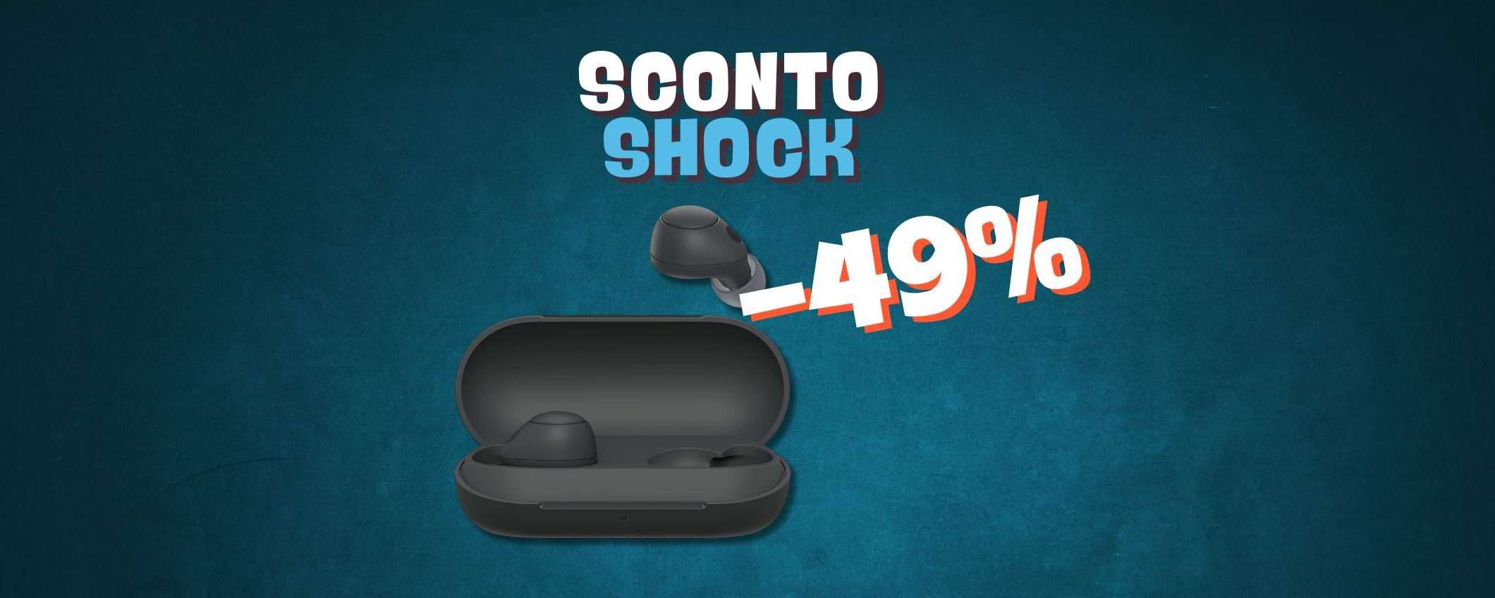 Prezzo TOP per gli auricolari Sony WF-C700N (-49%)