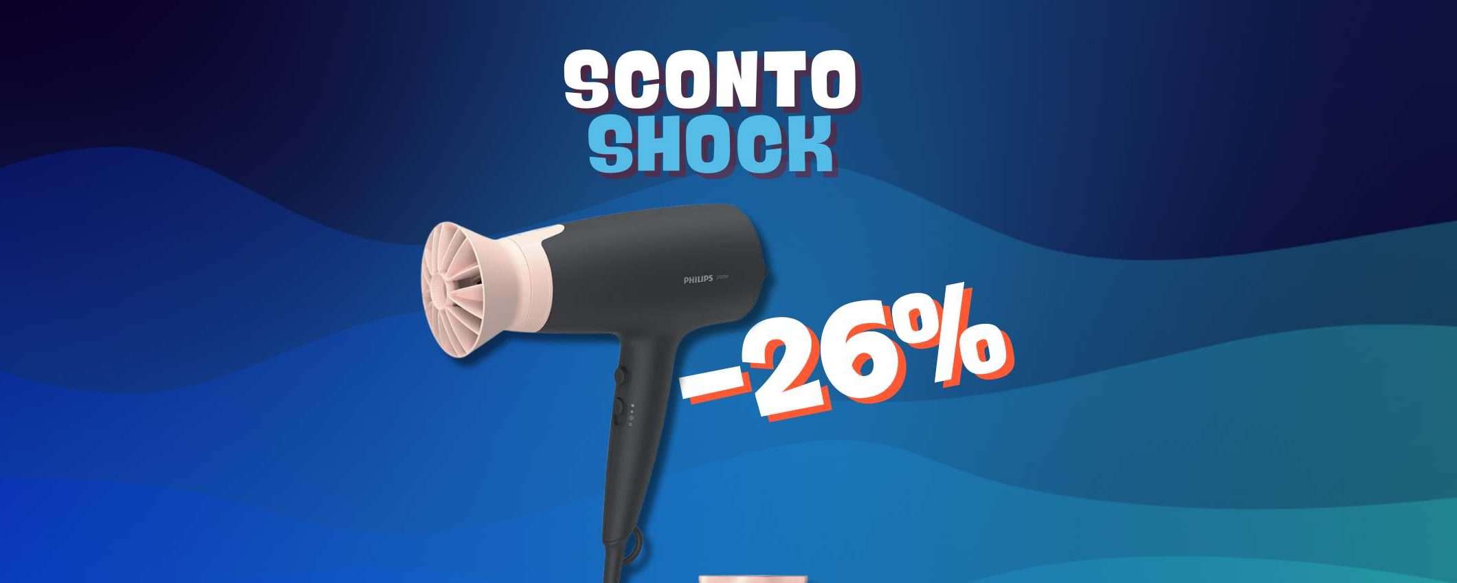 Asciugacapelli Philips Serie 3000 in sconto TOP (-36%) Asciugacapelli Philips Serie 3000 in sconto TOP (-36%)