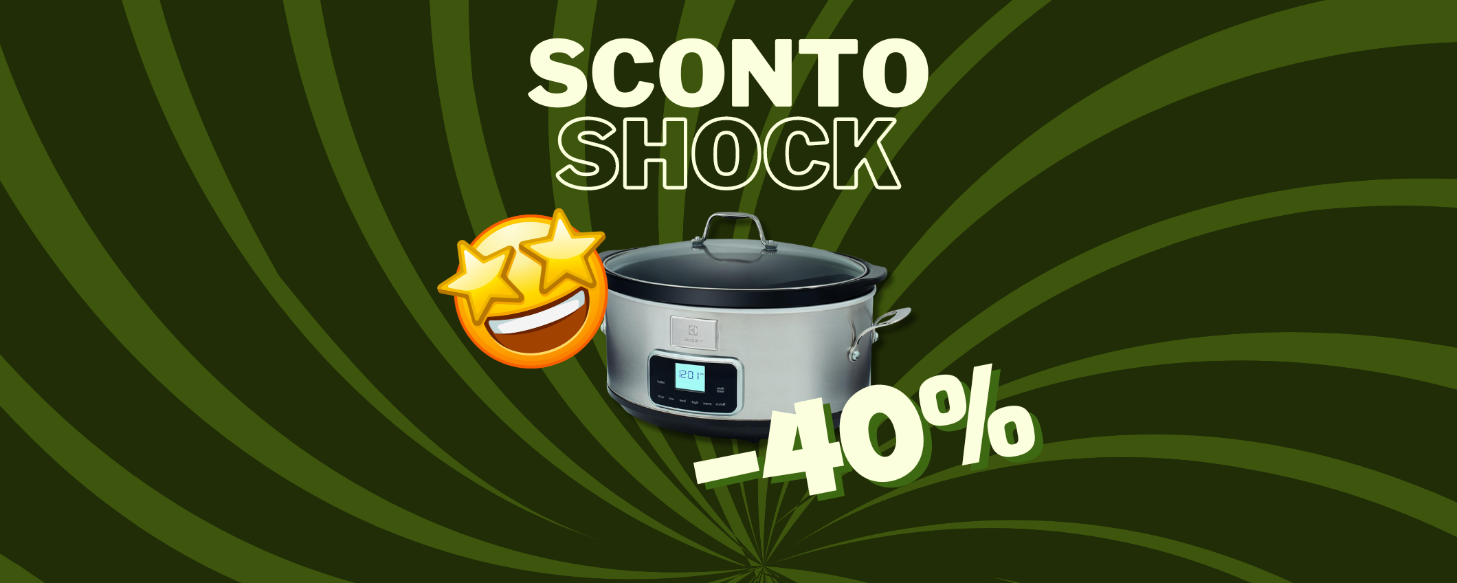Cucina al meglio con la pentola Electrolux Slow Cooker (-40%) Cucina al meglio con la pentola Electrolux Slow Cooker (-40%)
