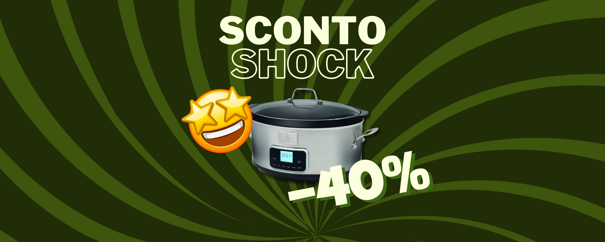 Cucina al meglio con la pentola Electrolux Slow Cooker (-40%)