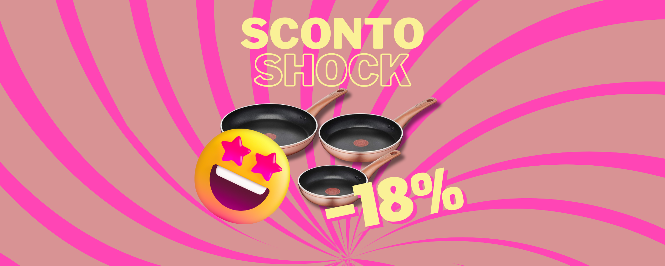 Set padelle Lagostina: regalo perfetto in sconto del 18%