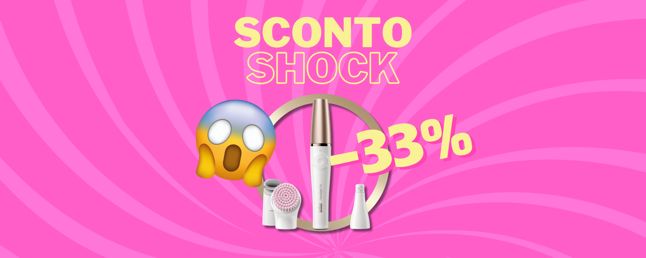 Braun FaceSpa Pro: sconto del 33% per pochissimo! Braun FaceSpa Pro: sconto del 33% per pochissimo!
