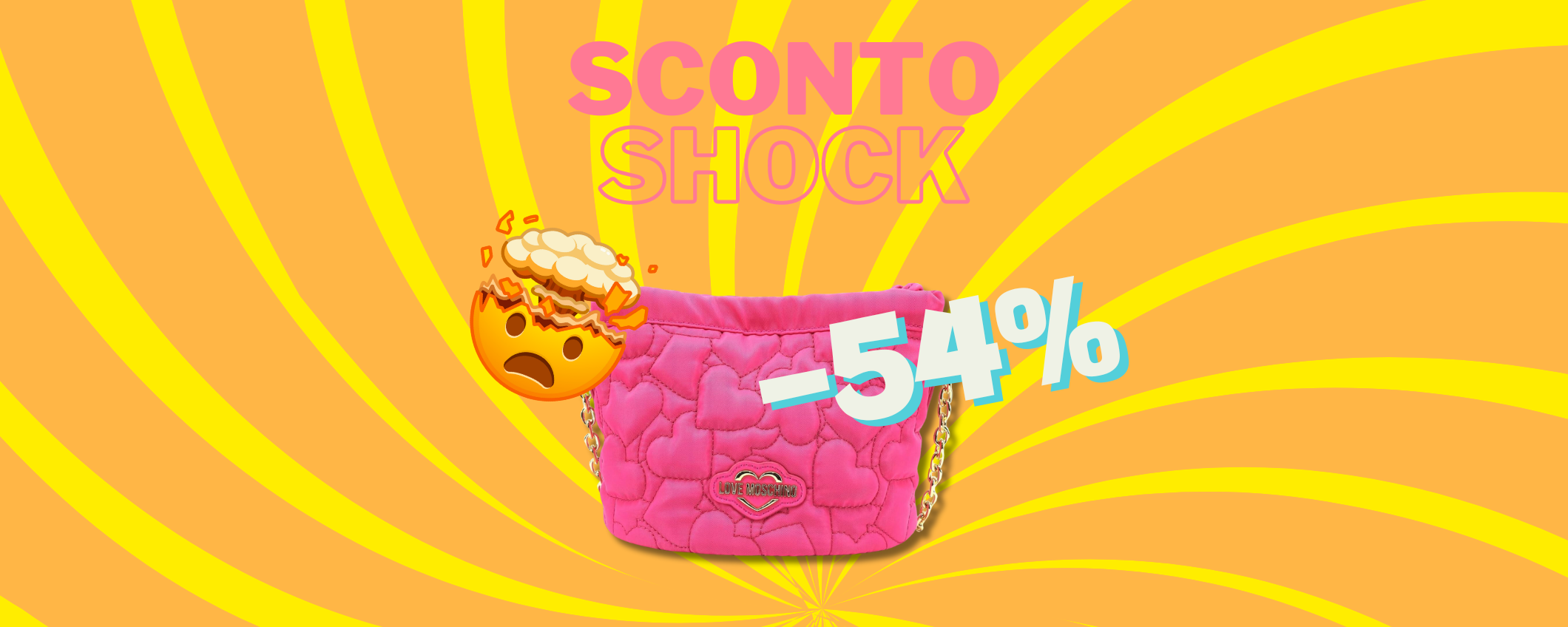 Borsa fucsia Love Moschino: prezzo SHOCK (-54%)