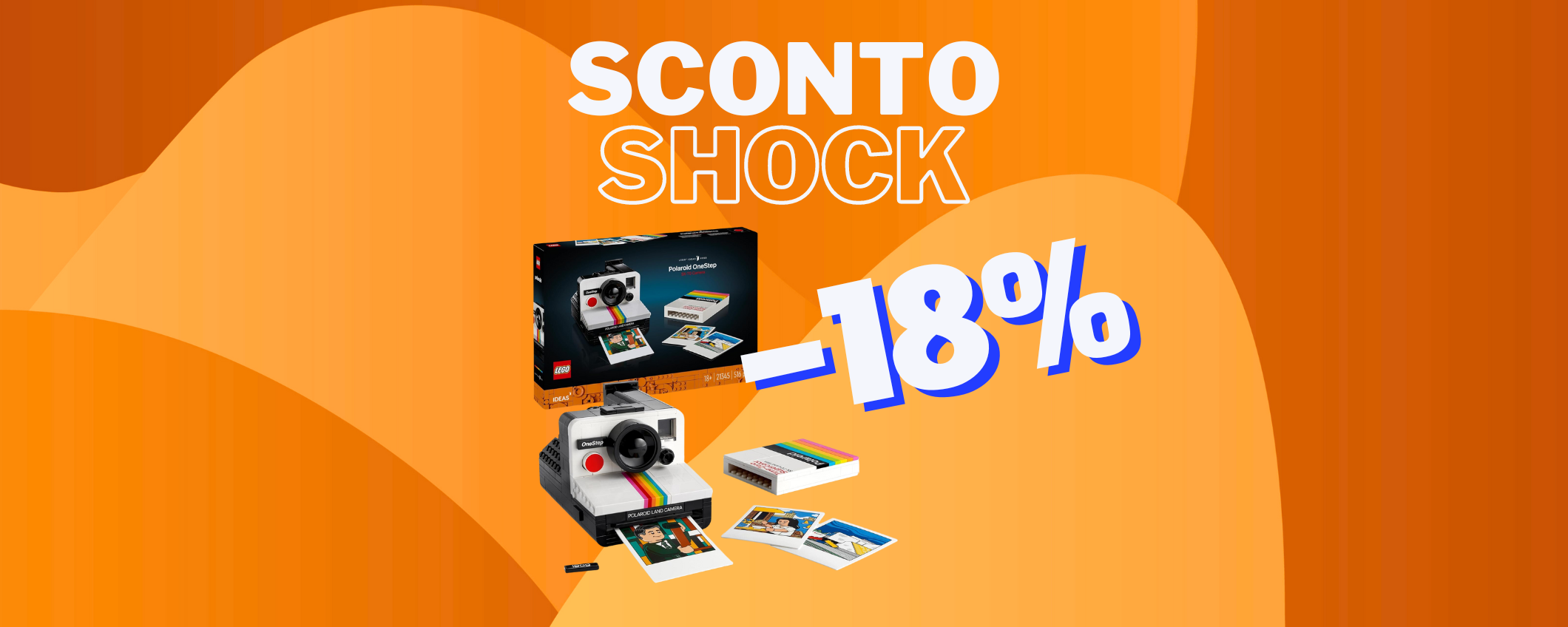 Set LEGO Ideas Fotocamera Polaroid a un prezzo SHOCK (-18%) Set LEGO Ideas Fotocamera Polaroid a un prezzo SHOCK (-18%)