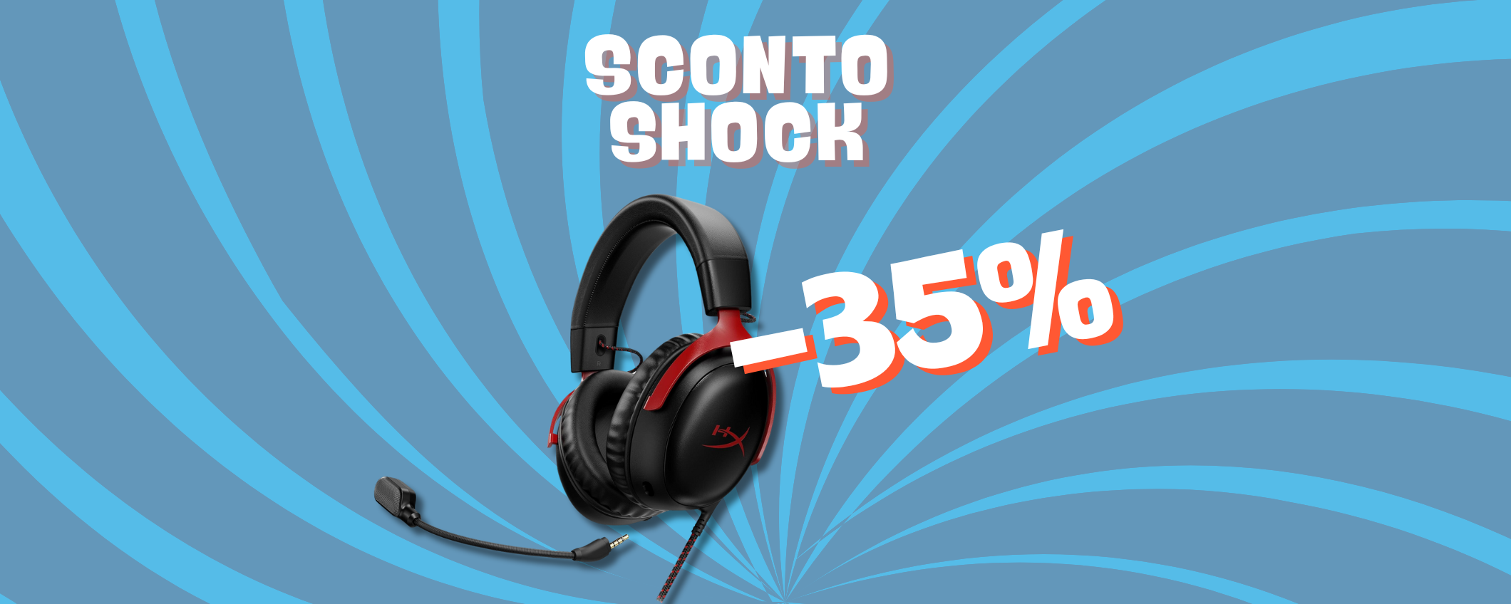 Prezzo SHOCK per le cuffie HyperX Cloud III (-35%) Prezzo SHOCK per le cuffie HyperX Cloud III (-35%)