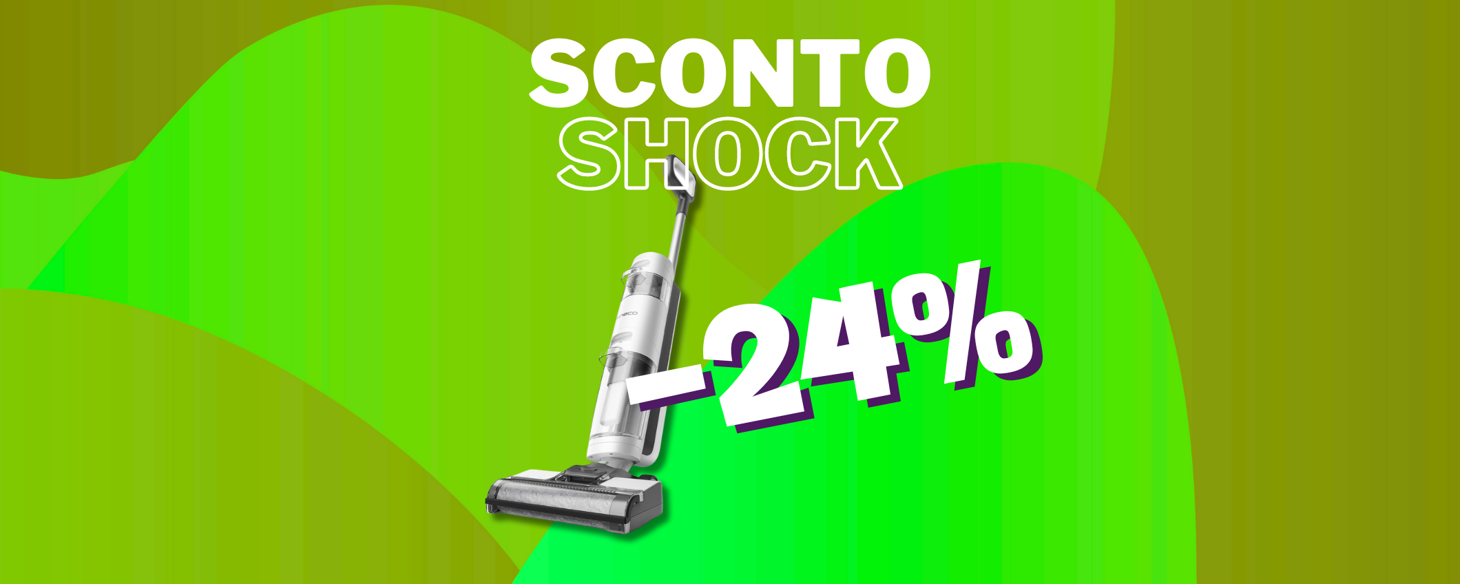 2 in 1 con Tineco iFloor 3 Breeze Plus in sconto SHOCK (-24%) 2 in 1 con Tineco iFloor 3 Breeze Plus in sconto SHOCK (-24%)