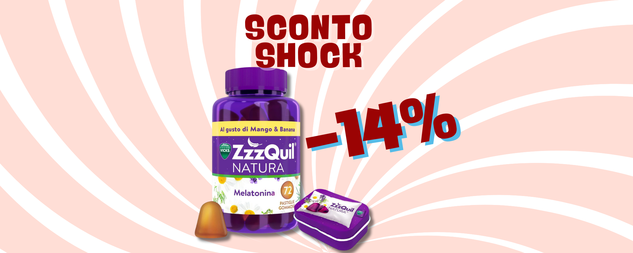 ZzzQuil Natura in sconto del 14%: dormi al meglio con le pastiglie! ZzzQuil Natura in sconto del 14%: dormi al meglio con le pastiglie!