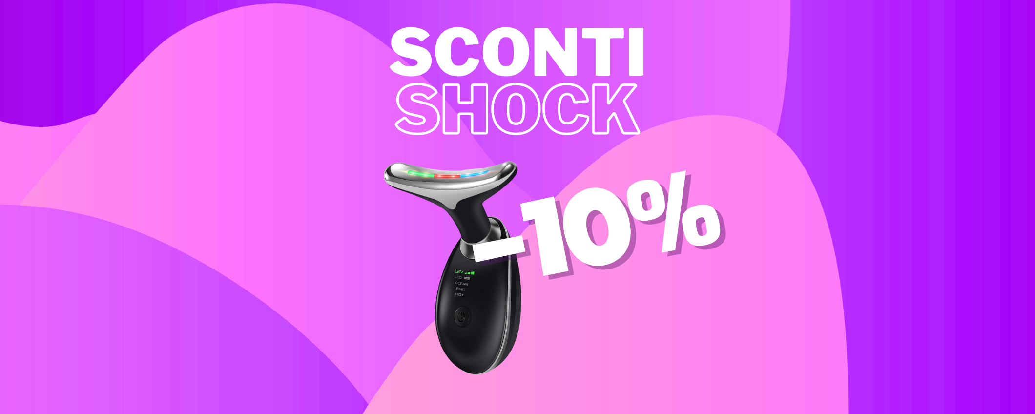 Ottimo massaggiatore anti-rughe in sconto del 10% Ottimo massaggiatore anti-rughe in sconto del 10%