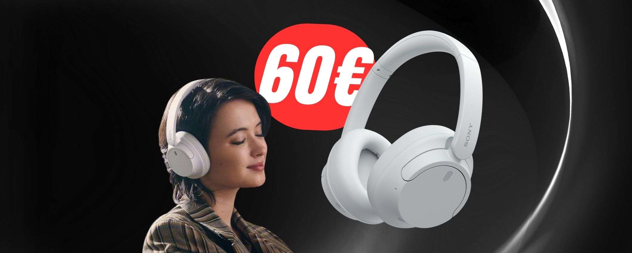 Le cuffie Sony che ELIMINANO il RUMORE sono regalate a questo prezzo (60€)! Le cuffie Sony che ELIMINANO il RUMORE sono regalate a questo prezzo (60€)!