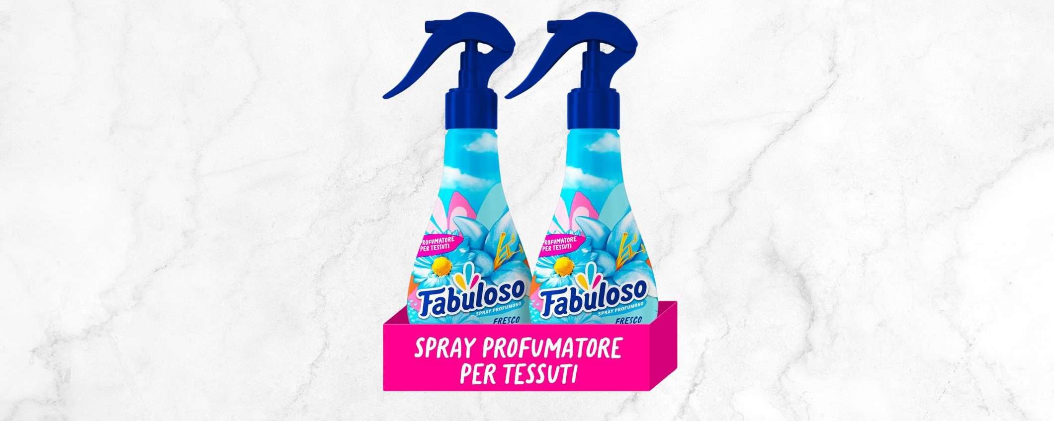 Profumatore per tessuti Fabuloso: la confezione da 2 a PREZZO SCORTA su Amazon (-55%) Profumatore per tessuti Fabuloso: la confezione da 2 a PREZZO SCORTA su Amazon (-55%)