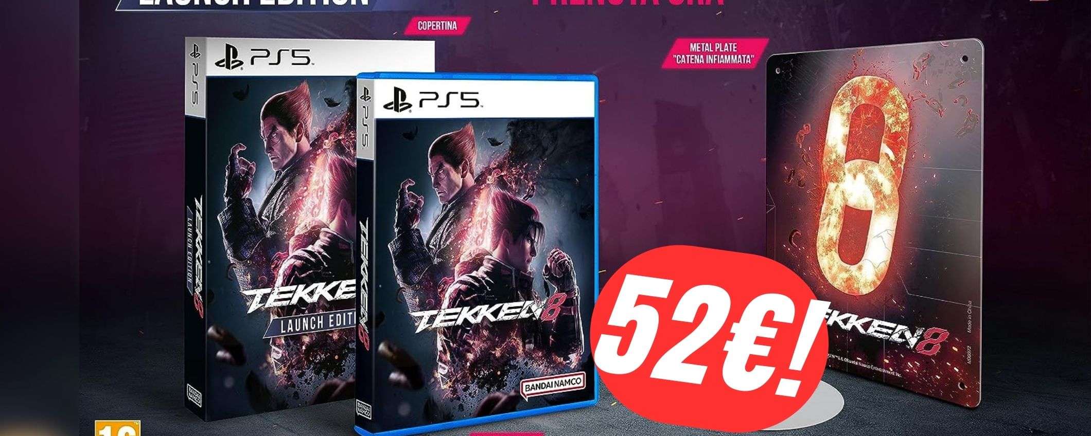 Risparmia il -34% per TEKKEN 8 in versione Launch Edition! Risparmia il -34% per TEKKEN 8 in versione Launch Edition!