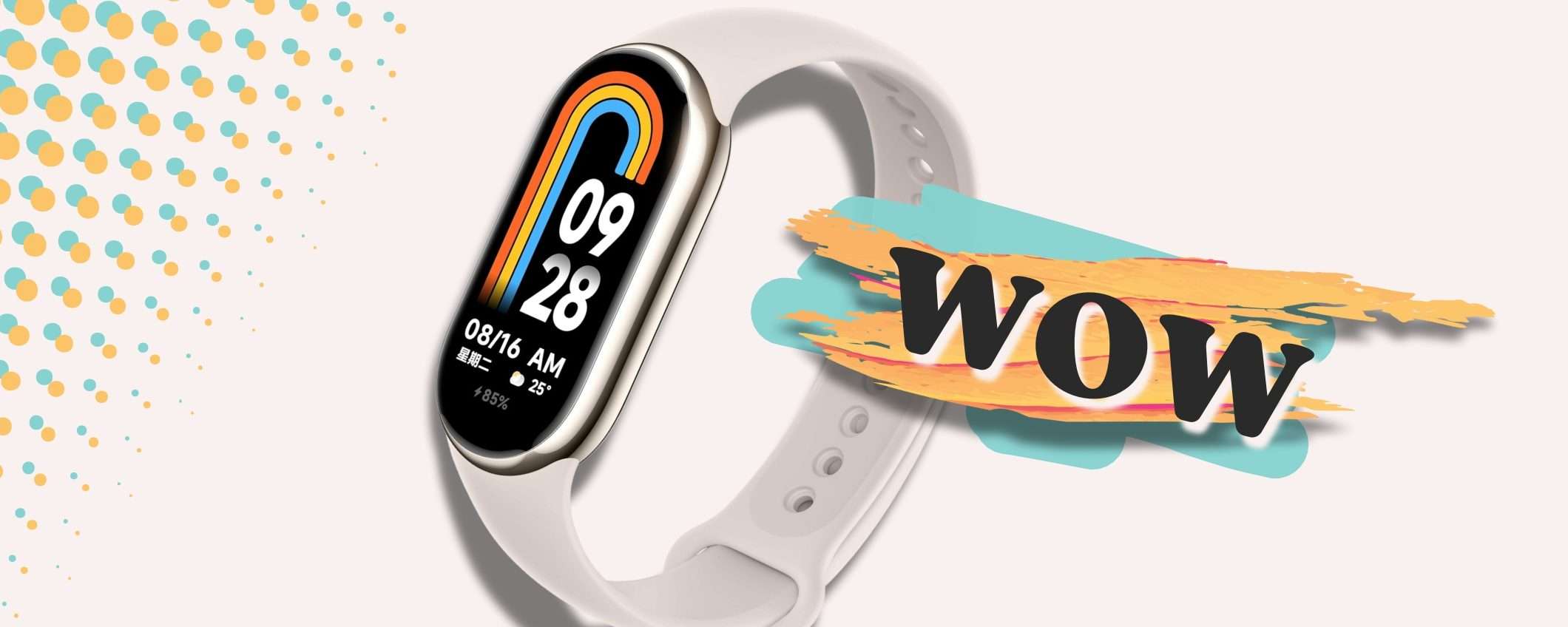 Xiaomi Smart Band 8 al polso è un ASSISTENTE completo: meno di 40€ Xiaomi Smart Band 8 al polso è un ASSISTENTE completo: meno di 40€