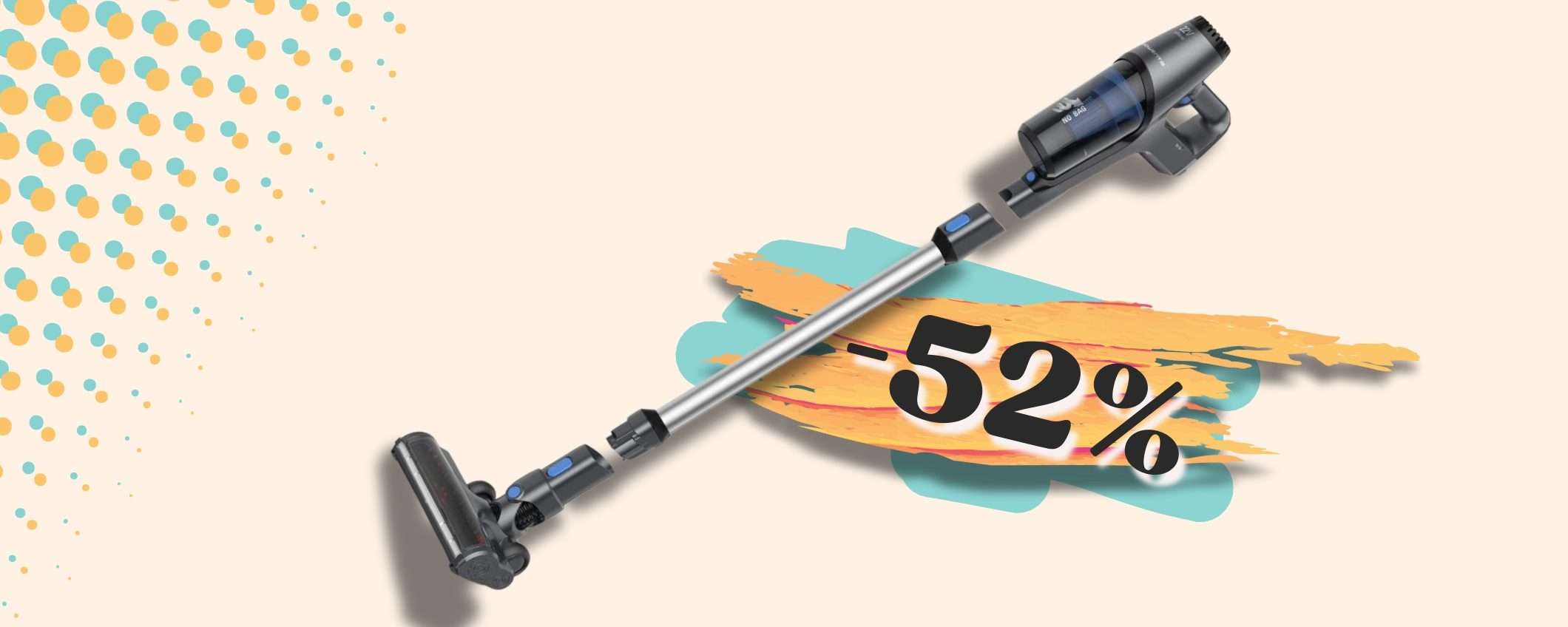 Aspirapolvere Rowenta senza fili: leggerezza e potenza in SUPER sconto Aspirapolvere Rowenta senza fili: leggerezza e potenza in SUPER sconto