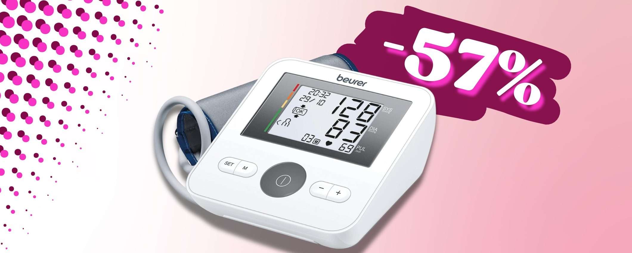 Macchinetta per la pressione BEURER a soli 21€: indispensabile a casa Macchinetta per la pressione BEURER a soli 21€: indispensabile a casa