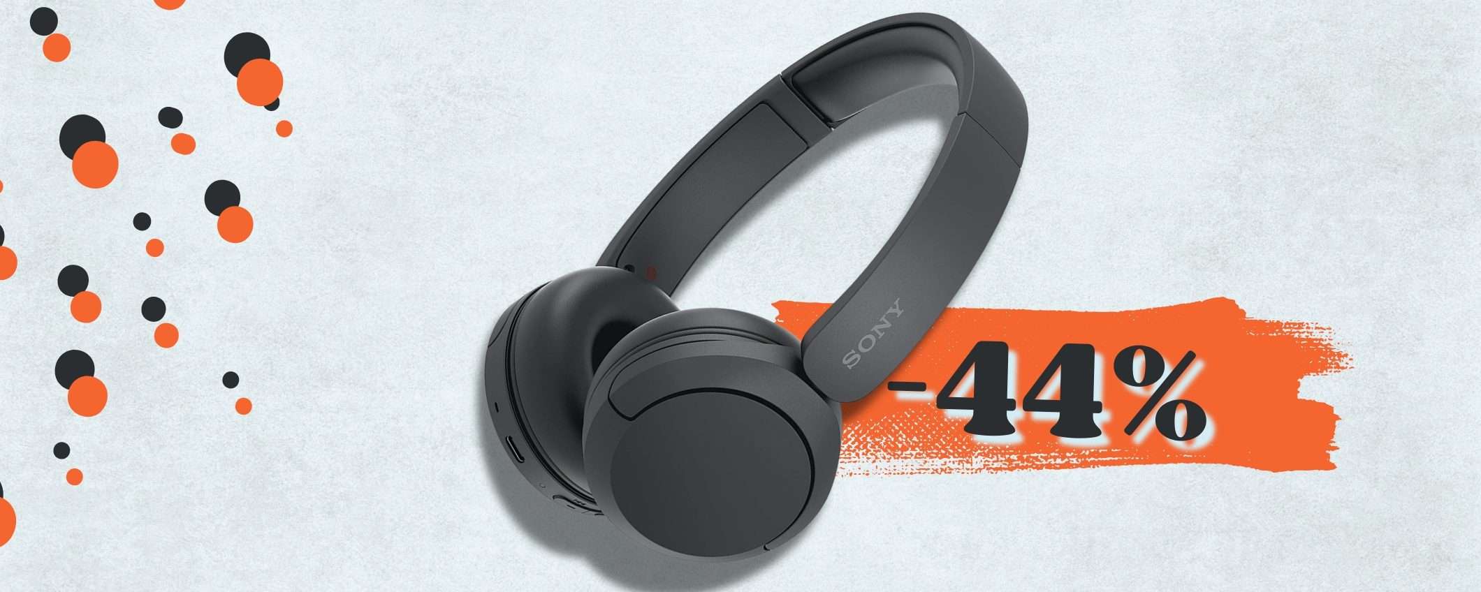 Sony WH-CH520 a soli 39€ con sconto del 44% su Amazon, TORNA la promo Sony WH-CH520 a soli 39€ con sconto del 44% su Amazon, TORNA la promo