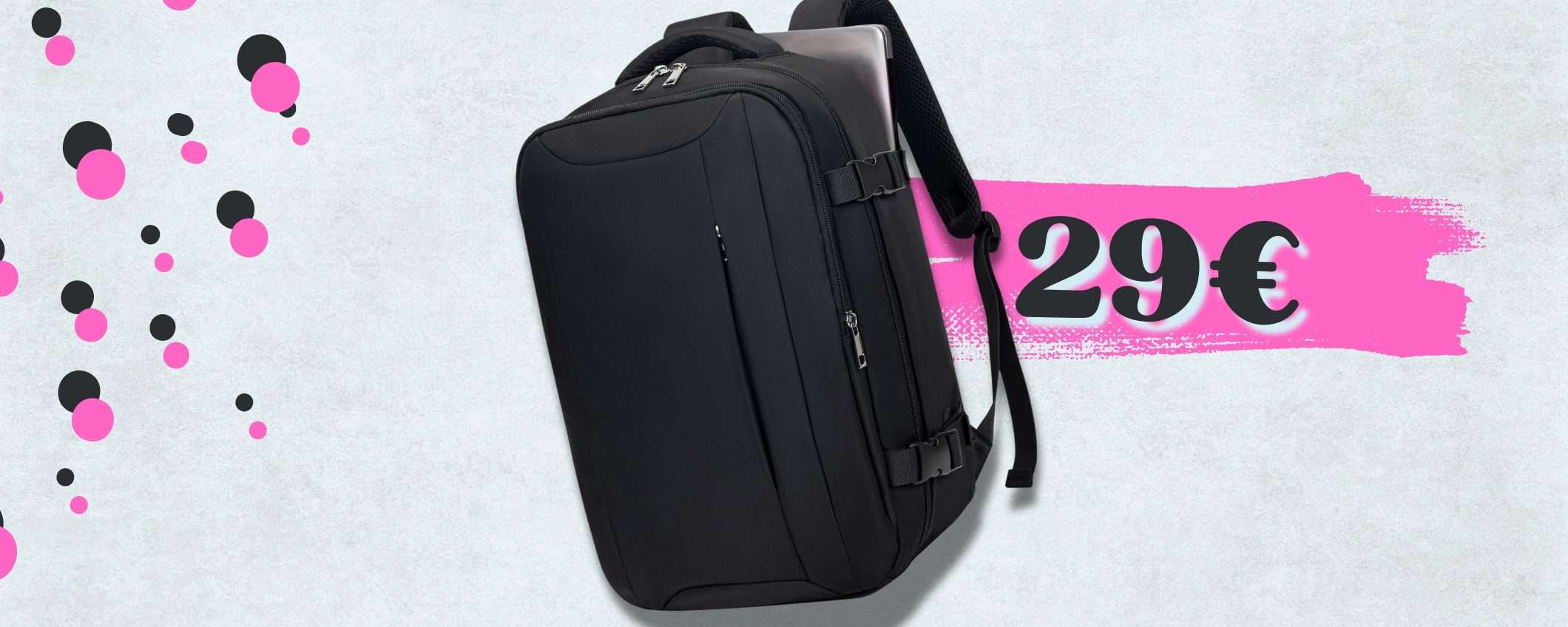Parti senza pensieri: zaino misure PERFETTE Ryanair e altri in sconto Amazon Parti senza pensieri: zaino misure PERFETTE Ryanair e altri in sconto Amazon
