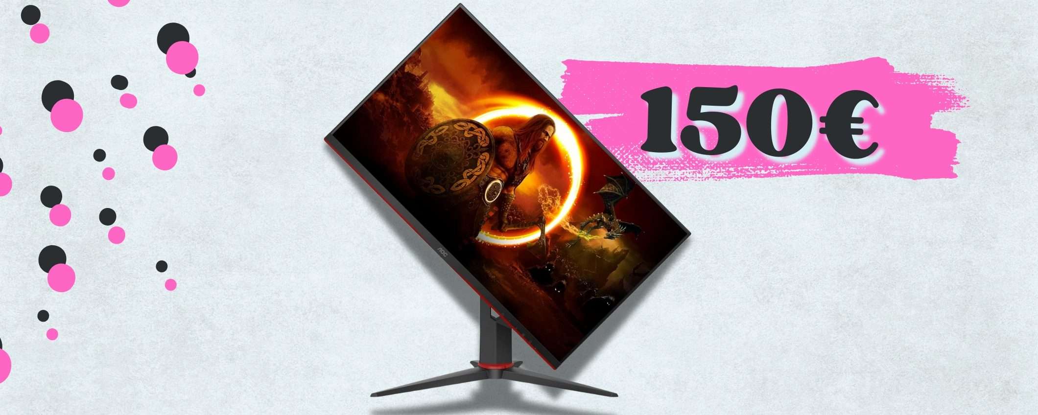 Monitor FHD da 27 pollici ad appena €150 per gaming ALTE PRESTAZIONI Monitor FHD da 27 pollici ad appena €150 per gaming ALTE PRESTAZIONI