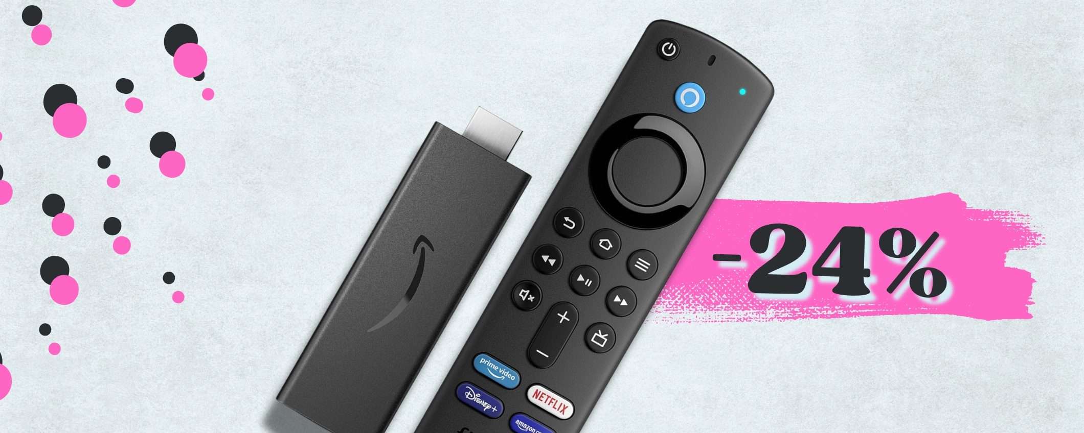 Fire TV Stick per app streaming sul televisore vecchio: TORNA in sconto Fire TV Stick per app streaming sul televisore vecchio: TORNA in sconto