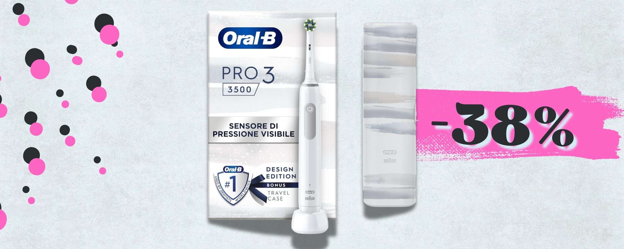 Soli 44€ per dire ADDIO al dentista: spazzolino elettrico Oral-B Soli 44€ per dire ADDIO al dentista: spazzolino elettrico Oral-B