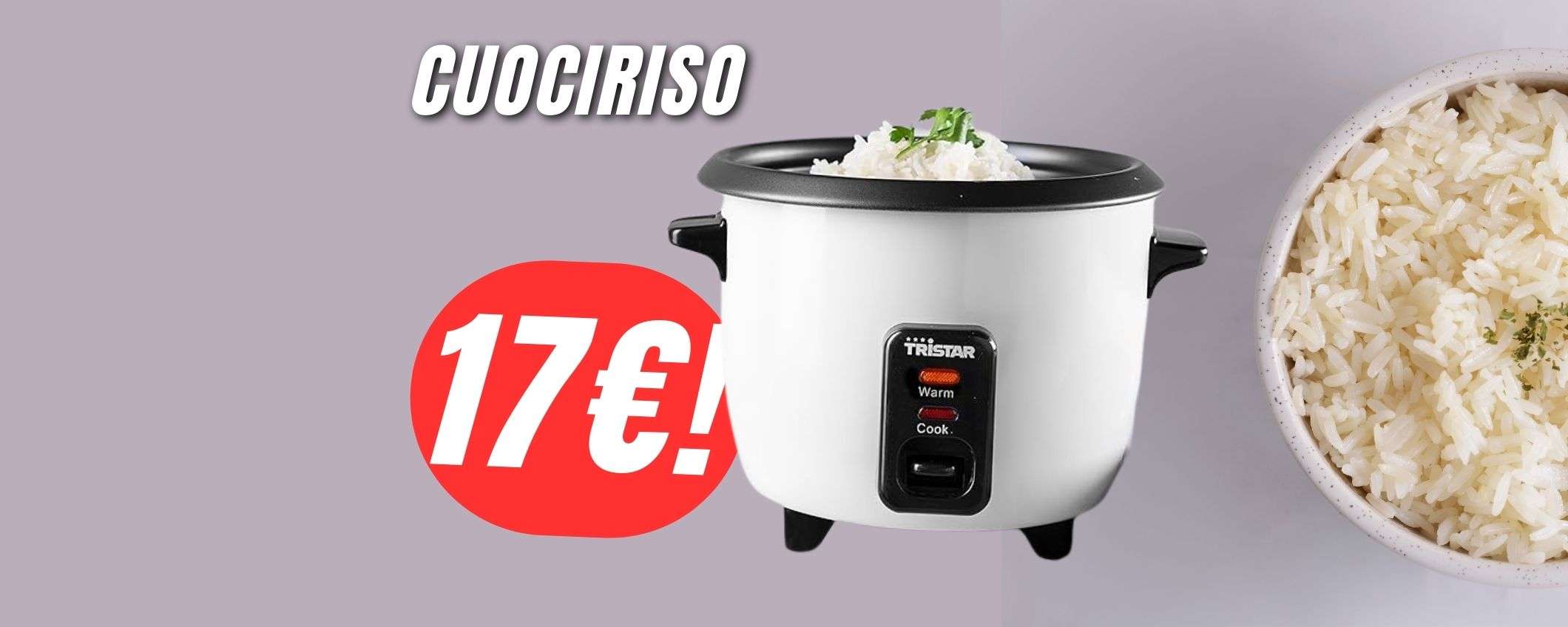 Con il CUOCIRISO elettrico a 17€ farai dei risotti spaziali! Con il CUOCIRISO elettrico a 17€ farai dei risotti spaziali!