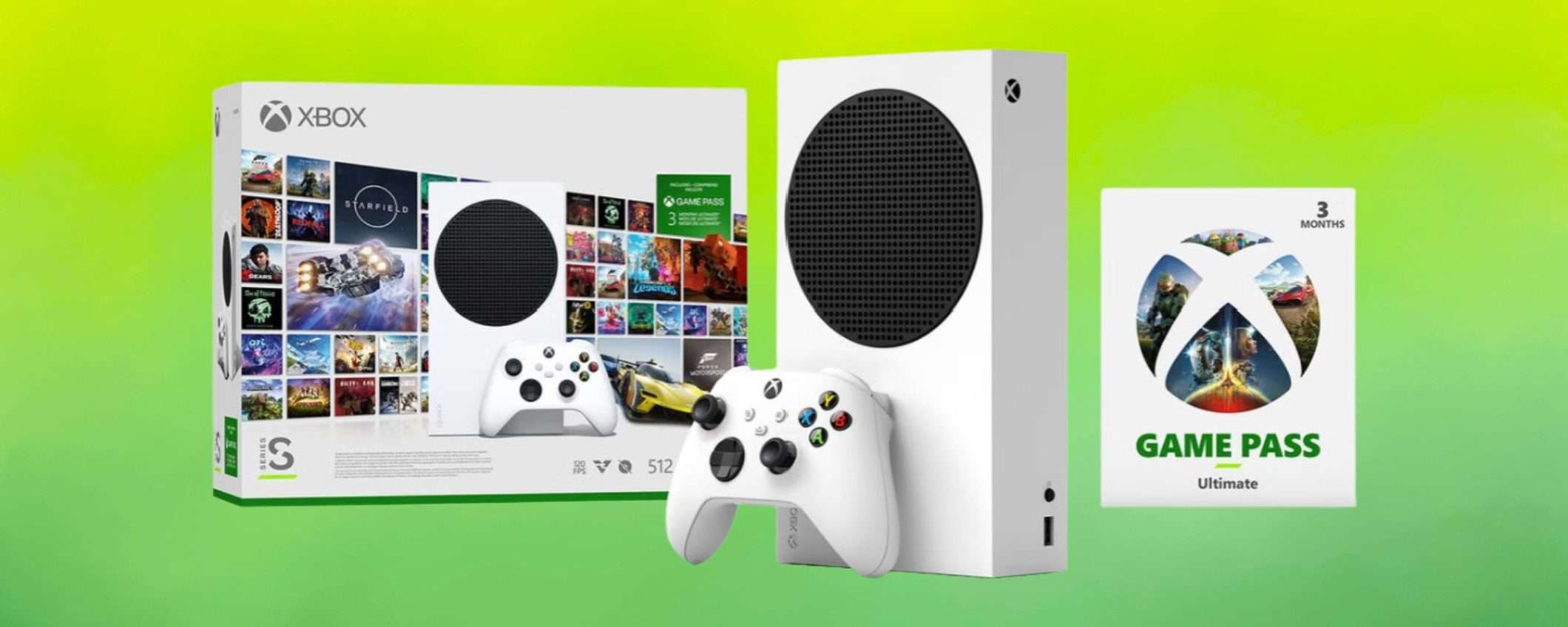Xbox Series S con 3 mesi di Xbox Game Pass Ultimate: SUPER SCONTO ancora per poco su eBay Xbox Series S con 3 mesi di Xbox Game Pass Ultimate: SUPER SCONTO ancora per poco su eBay