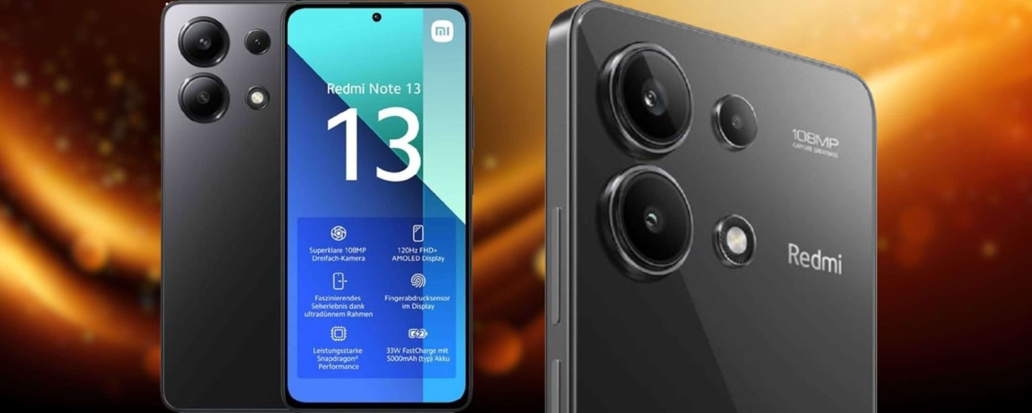 Xiaomi Redmi Note 13 a 149€ TOGLIE IL FIATO: 108MP, 6/128GB e AMOLED 120Hz Xiaomi Redmi Note 13 a 149€ TOGLIE IL FIATO: 108MP, 6/128GB e AMOLED 120Hz