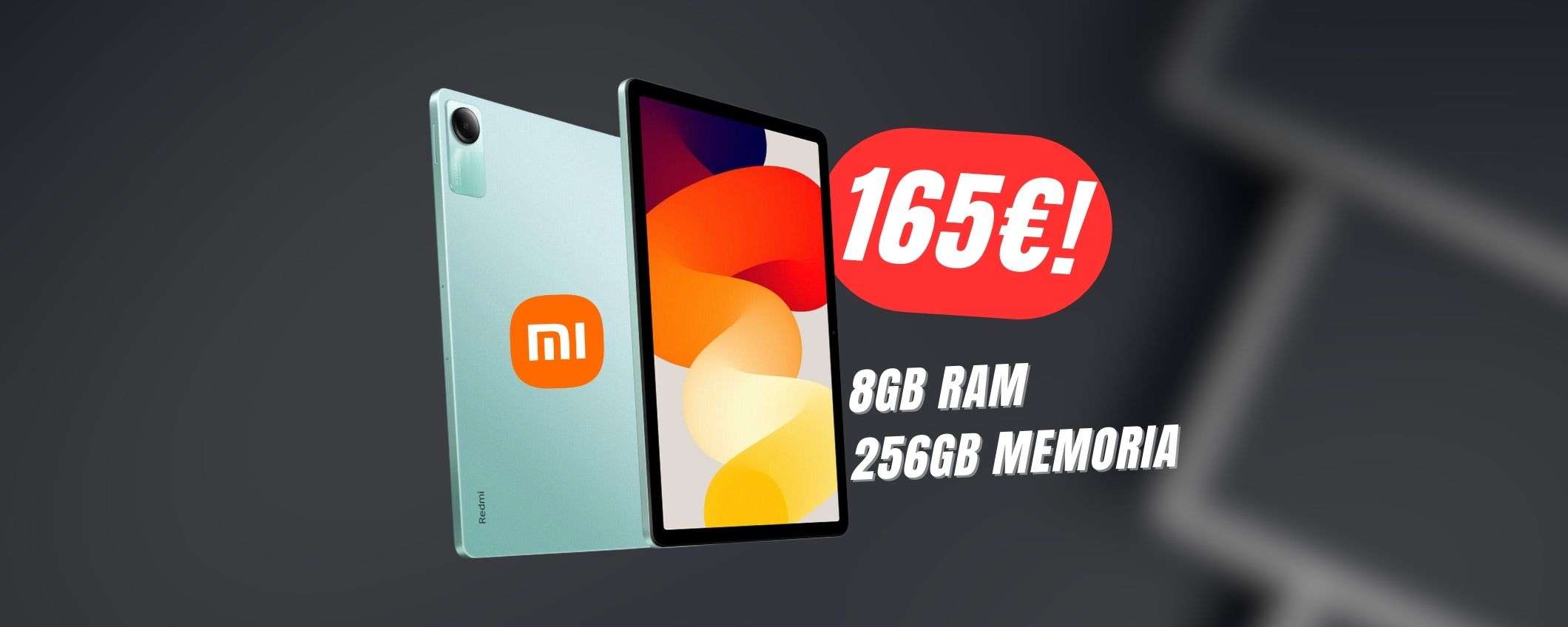 Tablet Xiaomi con 8GB+256GB a soli 165€ grazie a questo COUPON!