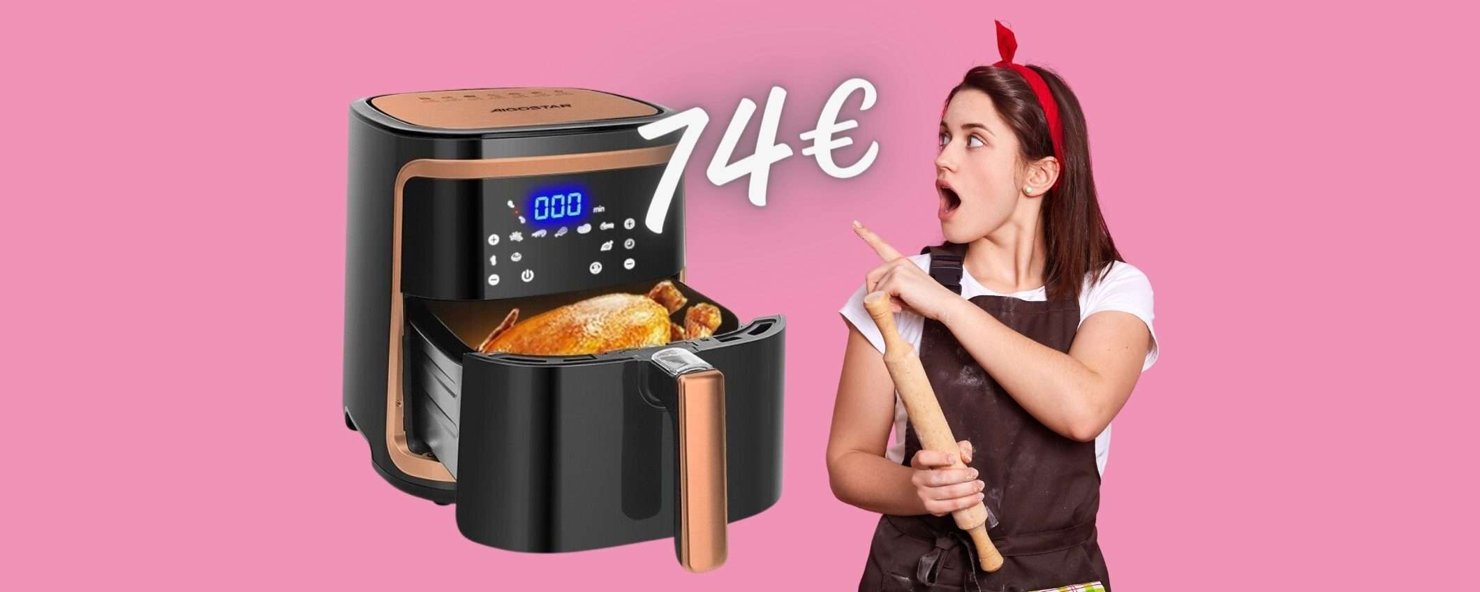 Aigostar Cube 30IBT: friggitrice ad aria da 7Litri e 7 programmi (74€) Aigostar Cube 30IBT: friggitrice ad aria da 7Litri e 7 programmi (74€)