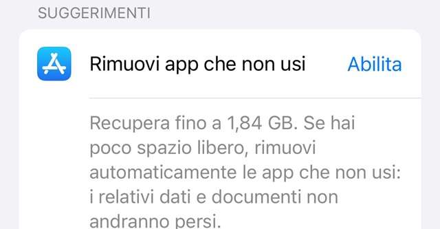 Memoria piena su iPhone: è importante eliminare le app inutilizzate